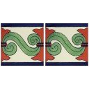 Mexican Talavera Border Tile Sabinas
